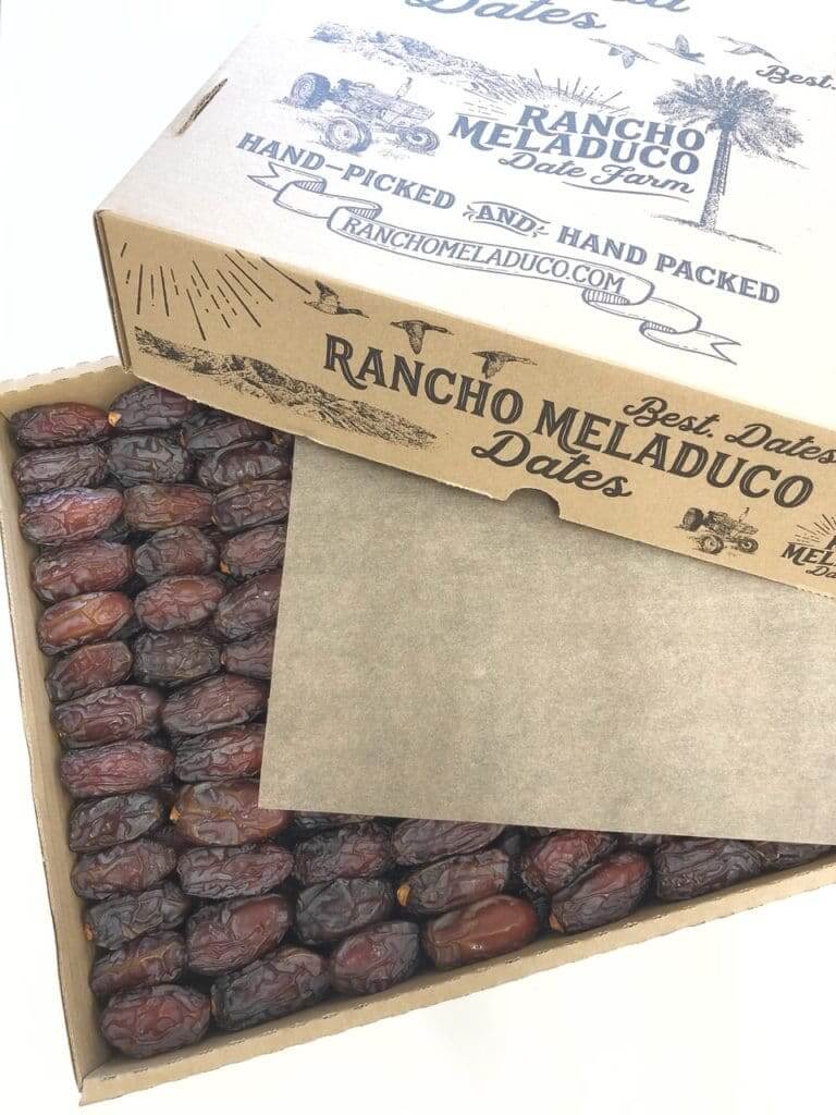 Big Date Love 15 Pound Box Organic Medjool Dates Rancho Meladuco