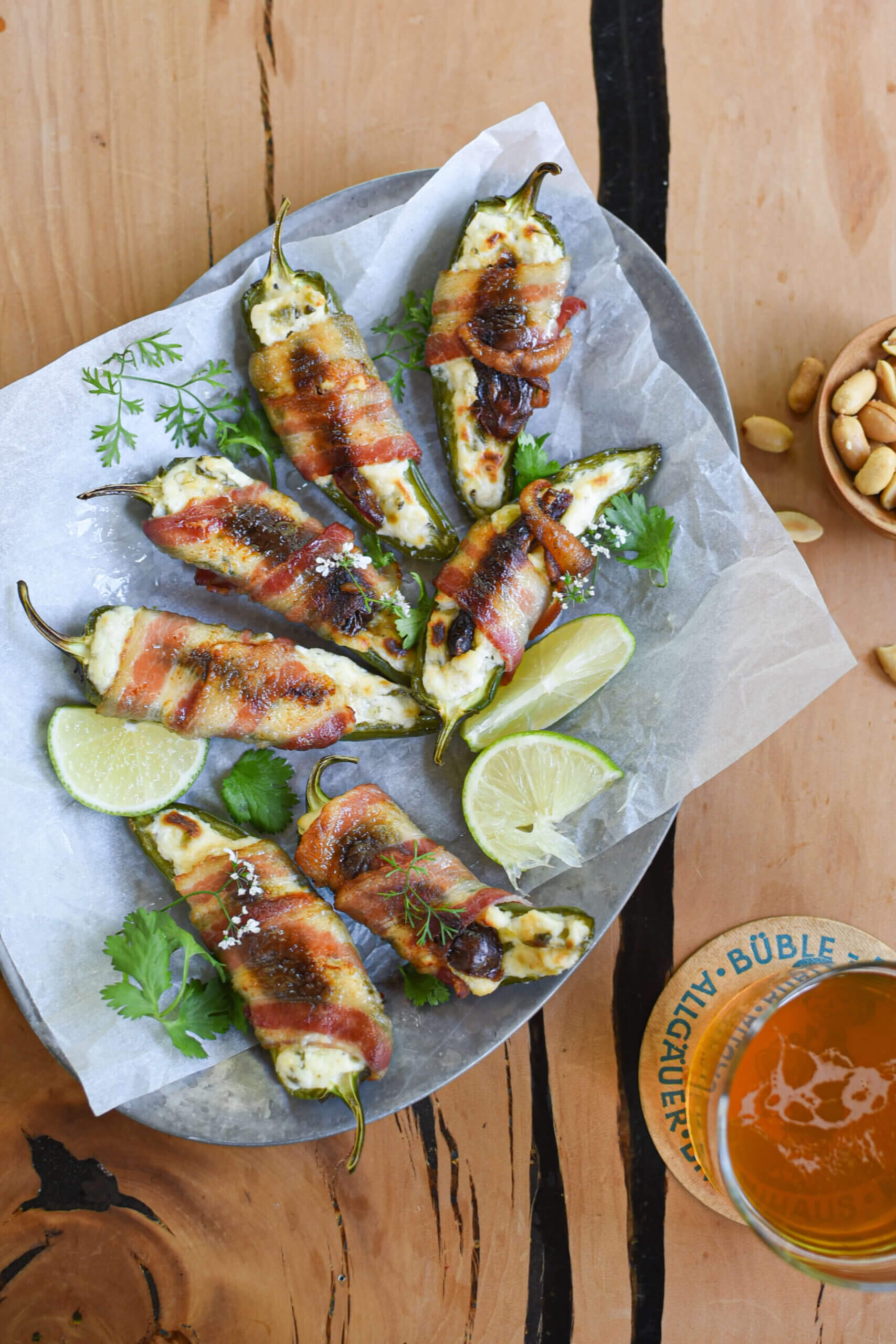 Picture of date & cheese stuffed jalapenos